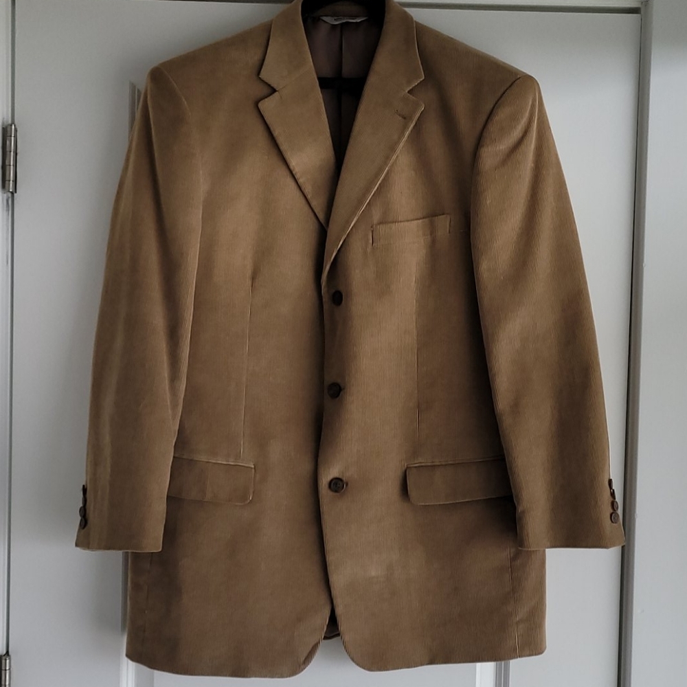 Tan suede blazer